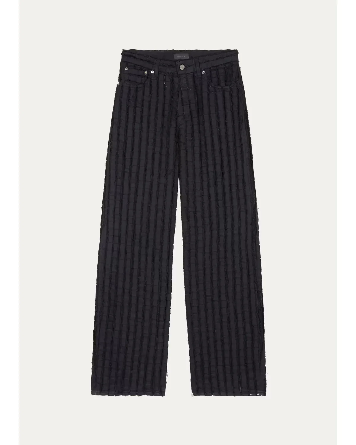 Bethany Striped Wide-Leg Pants by HAIKURE