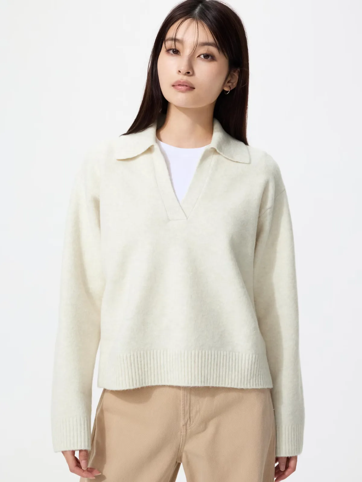 Souffle Yarn Skipper Polo Sweater