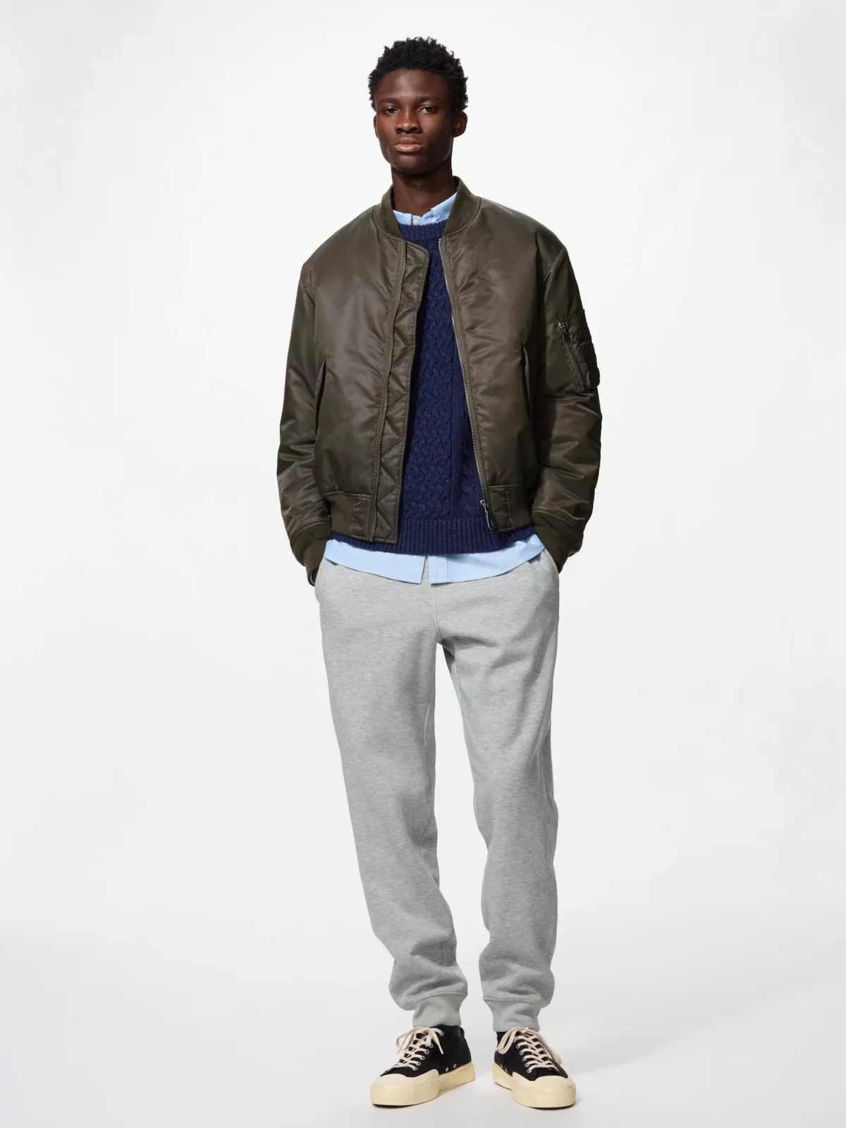 Warm Pile Lined Sweatpants by Uniqlo
