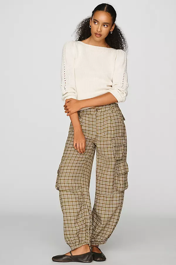 100% Cotton Cargo Pants by Pilcro