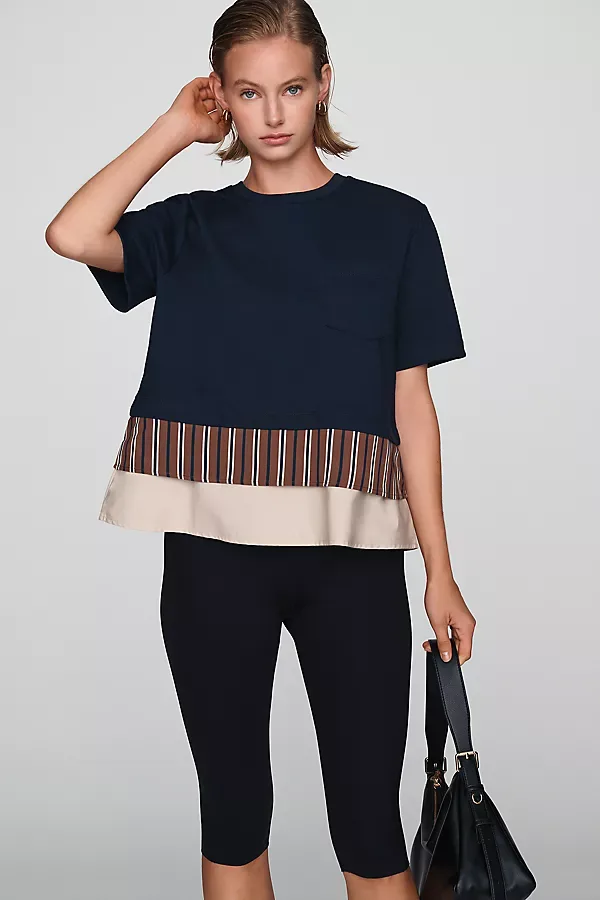 Mixed-Media Swing Top by Maeve