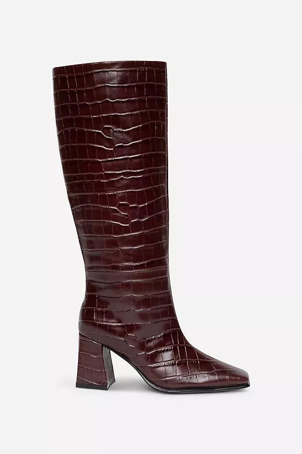 TGIF Embossed Croc Boots by Blank