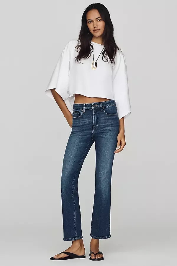 Good High-Rise Straight-Leg Jeans by GOOD AMERICAN