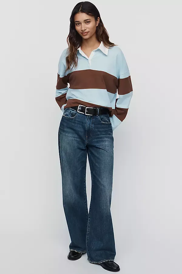 Teri Mid Rise Wide Leg Jeans by Denimist