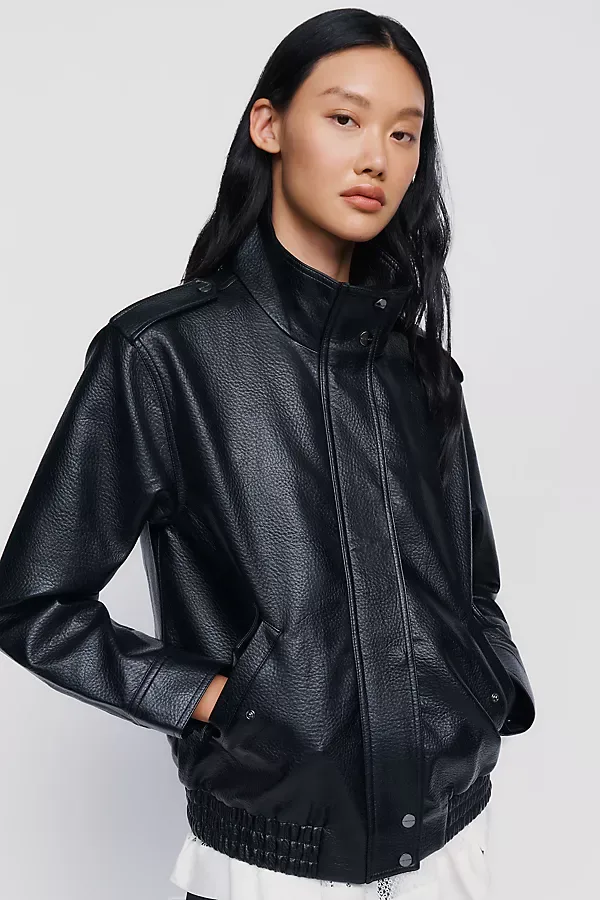 Mika Faux Leather Jacket