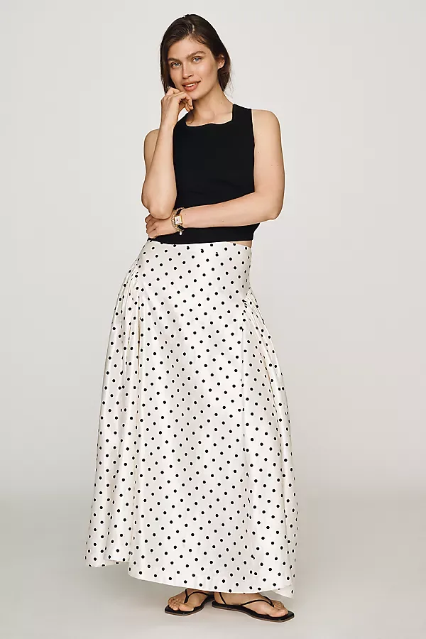 Polka Dot Midi Skirt by Endless Rose