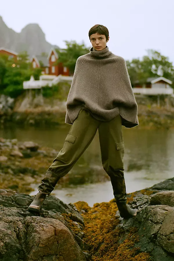 100% Cotton Harem Cargo Pants by Pilcro