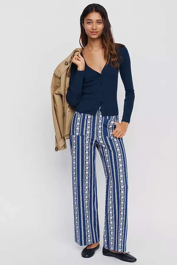 Colette High Rise Full Length Ponte Pants by Maeve