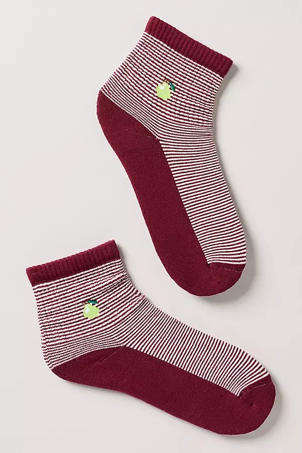 Striped Icon Crew Socks