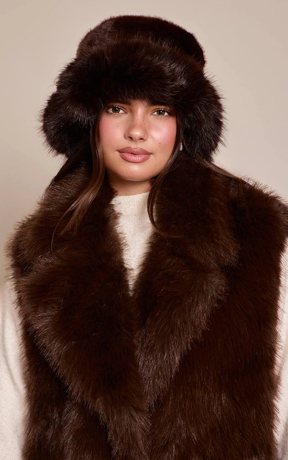 Faux Fur Bucket Hat by PrettyLittleThing
