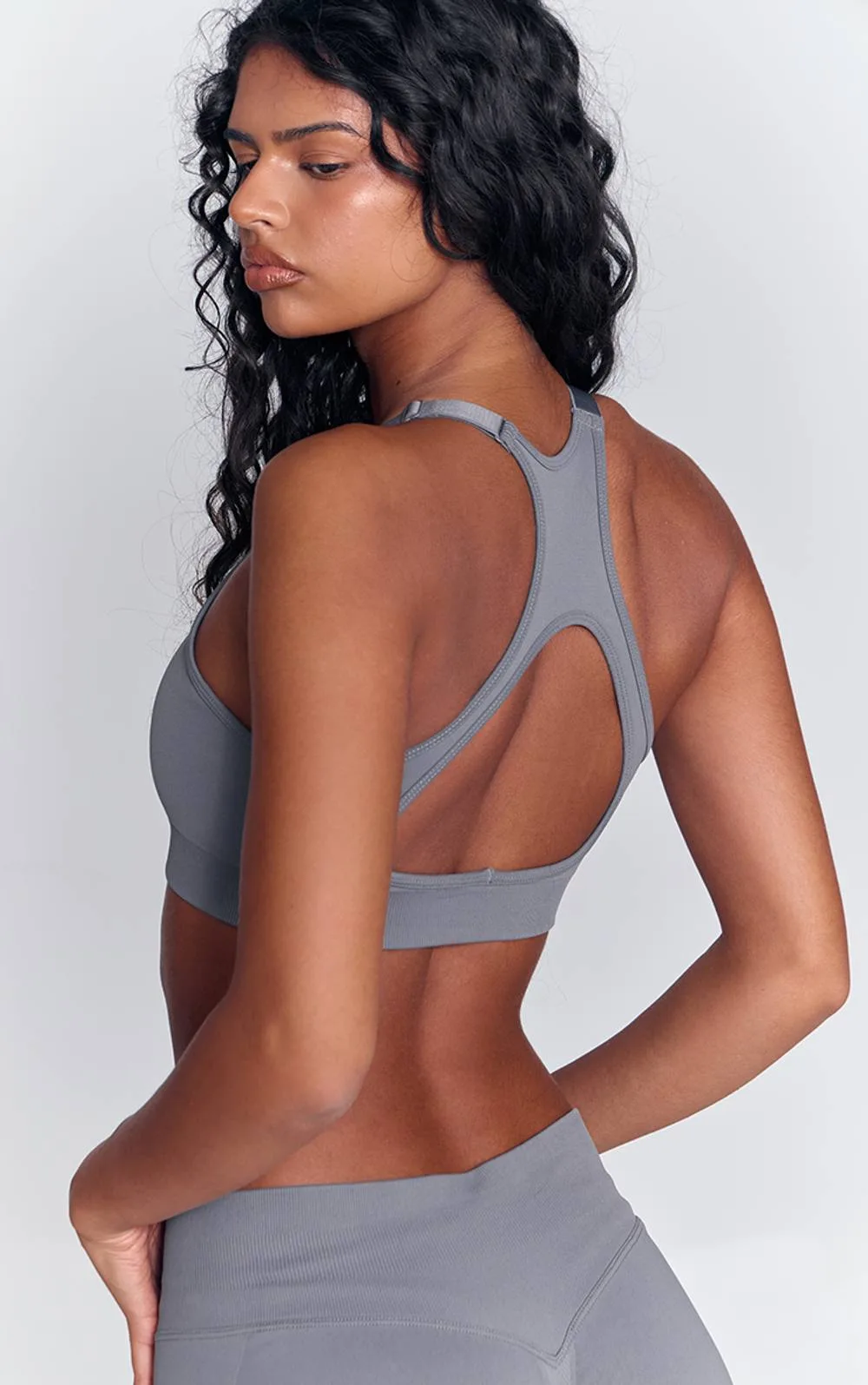 Seamless Adjustable Racer Sports Bra by PrettyLittleThing