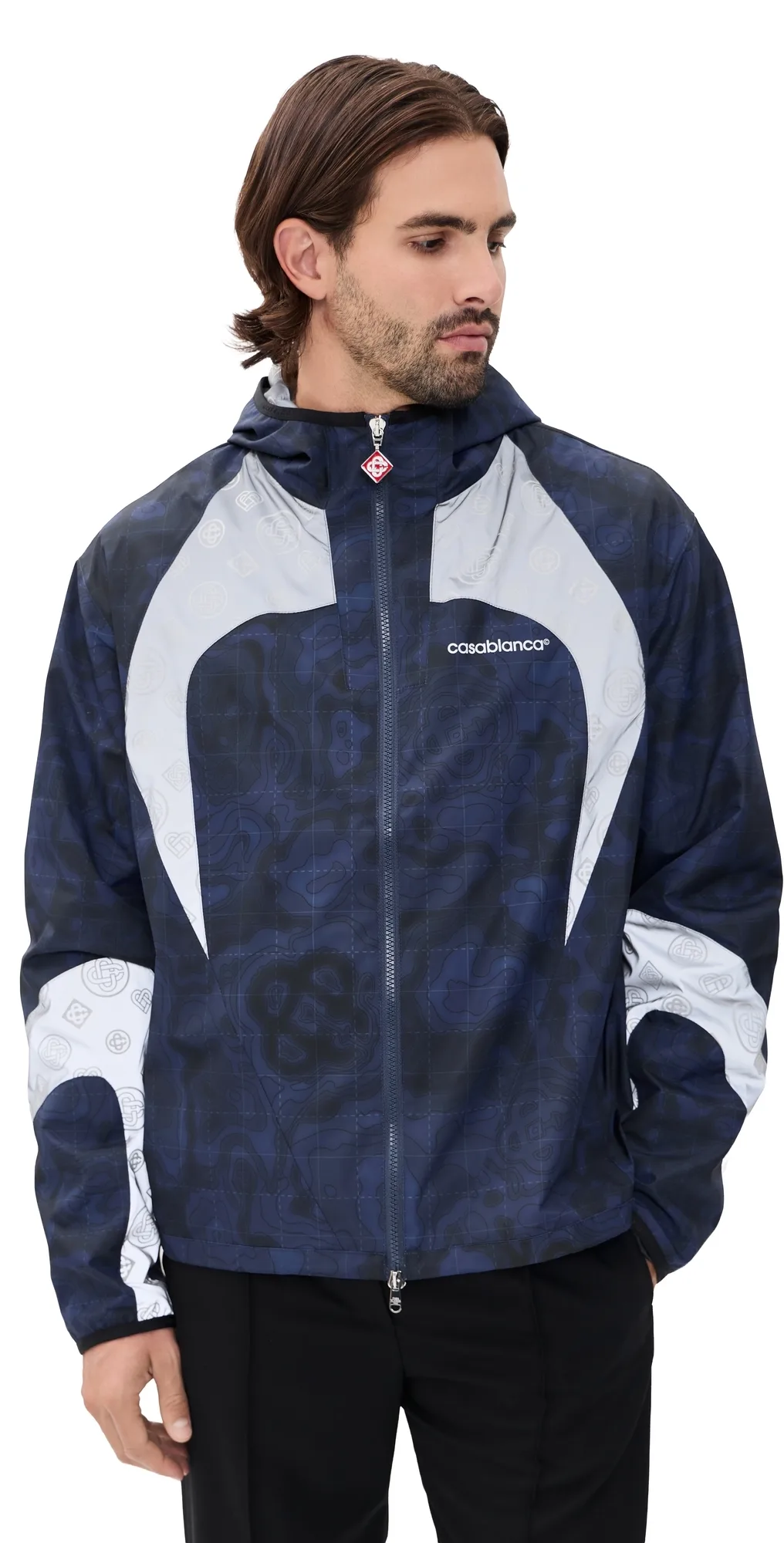 Zip Up Hooded Jacket by Casablanca