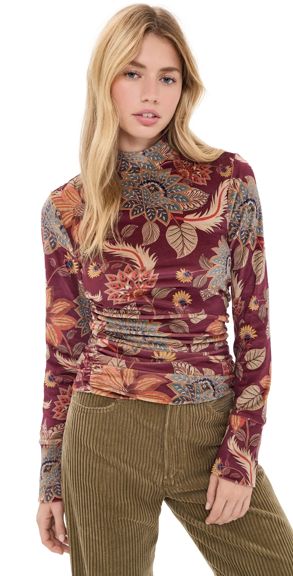 Velvet Jersey Blouse by FARM Rio