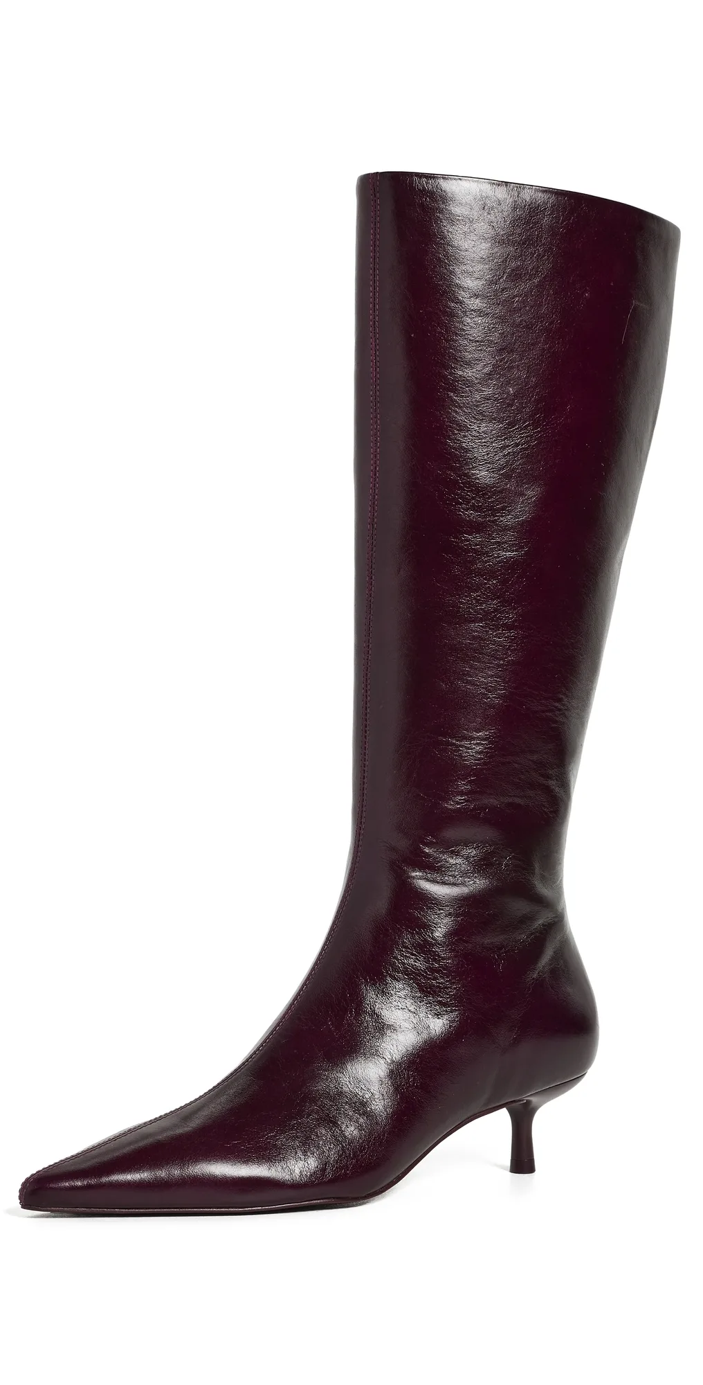 Janine Knee High Leather Boots by SIMKHAI