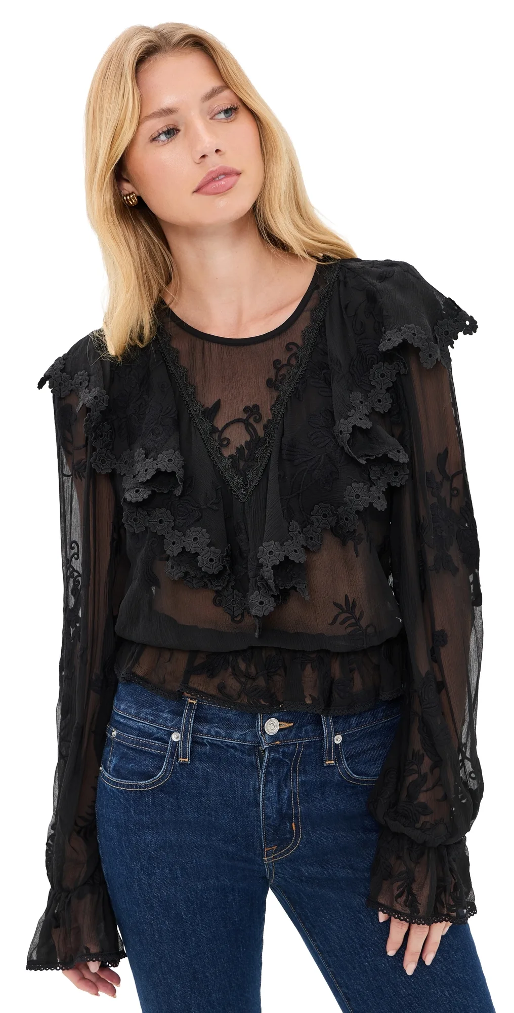 Akari Silk Blouse by PAIGE