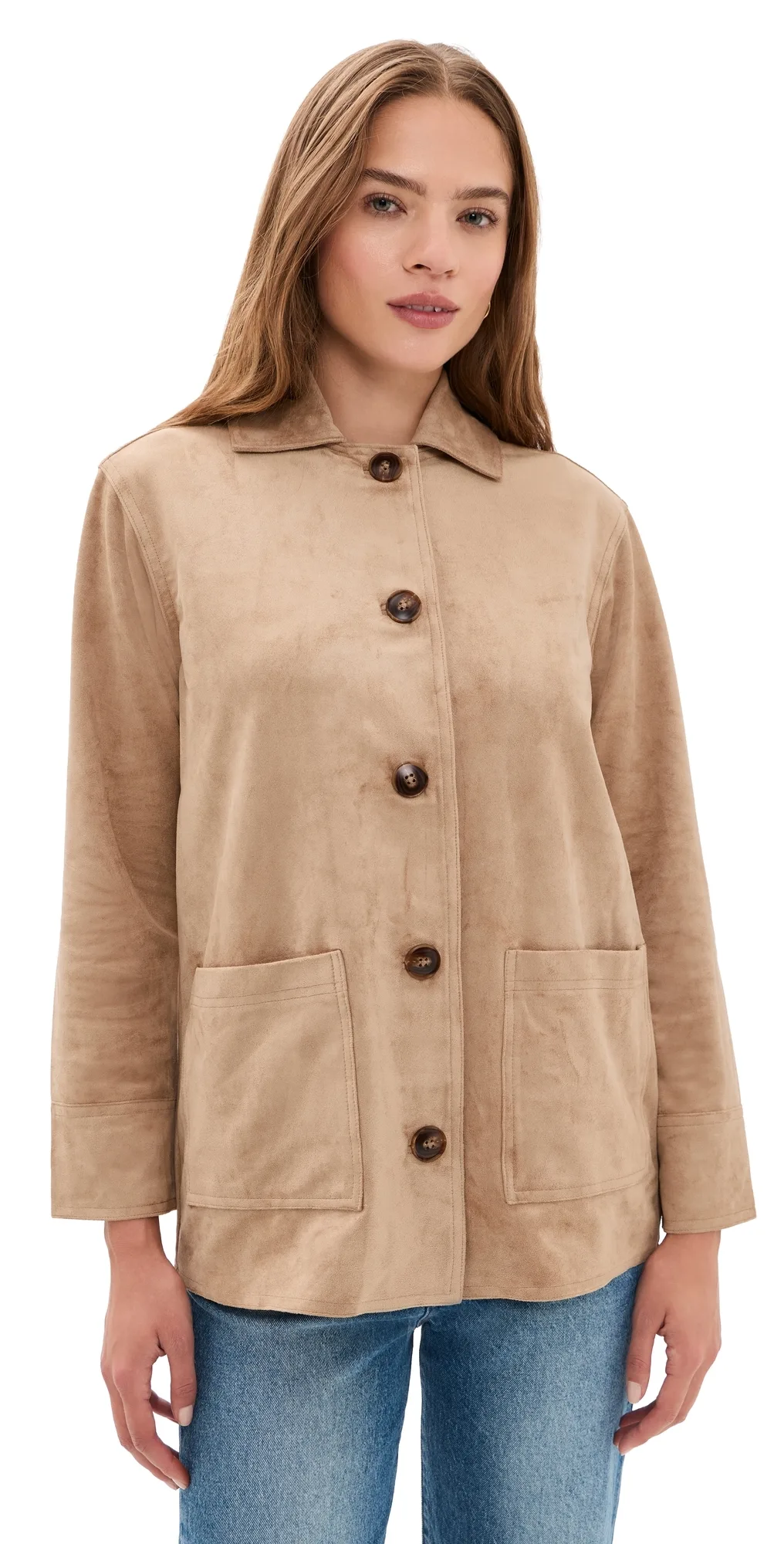 Decker Suede Chore Jacket by Z Supply