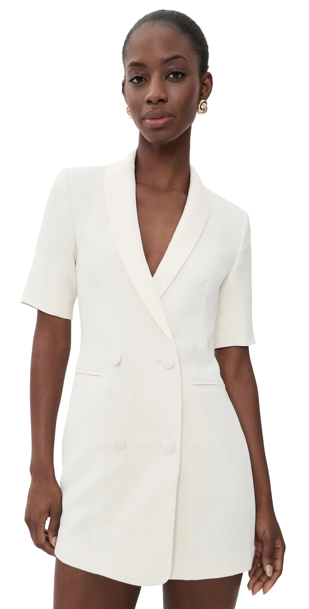 Short Sleeve Blazer Dress by Fleur Du Mal