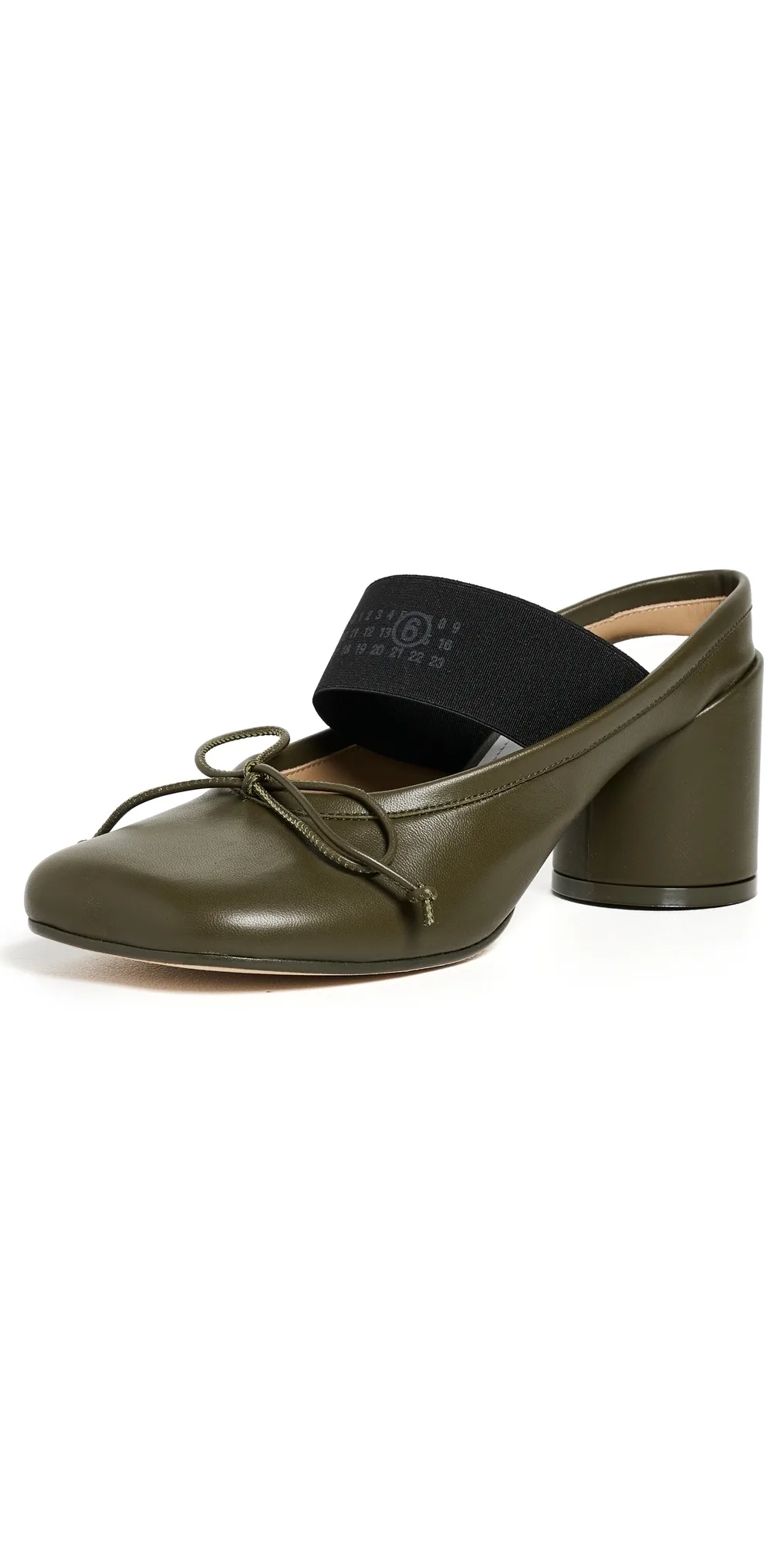 MM6 Maison Margiela Anatomic Heeled Mules by Maison Margiela