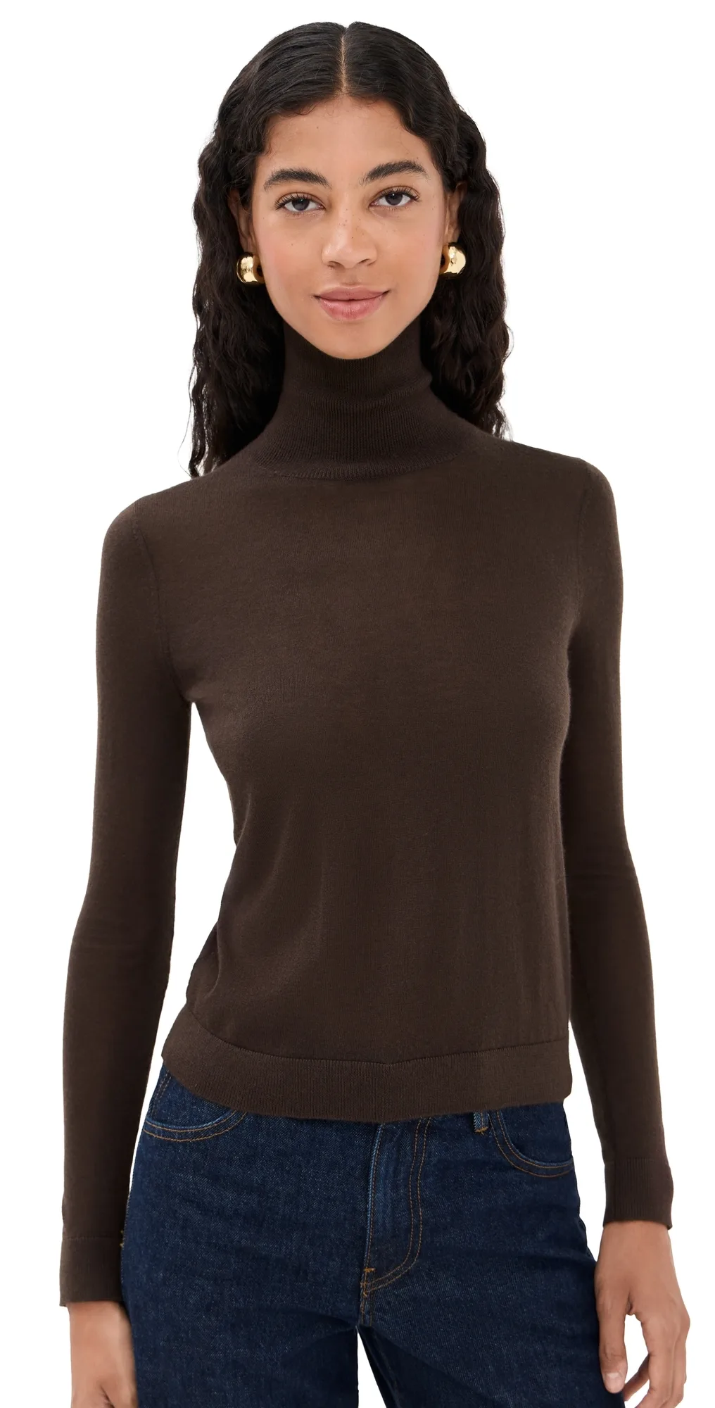Long Sleeve Cashmere Turtleneck by CO