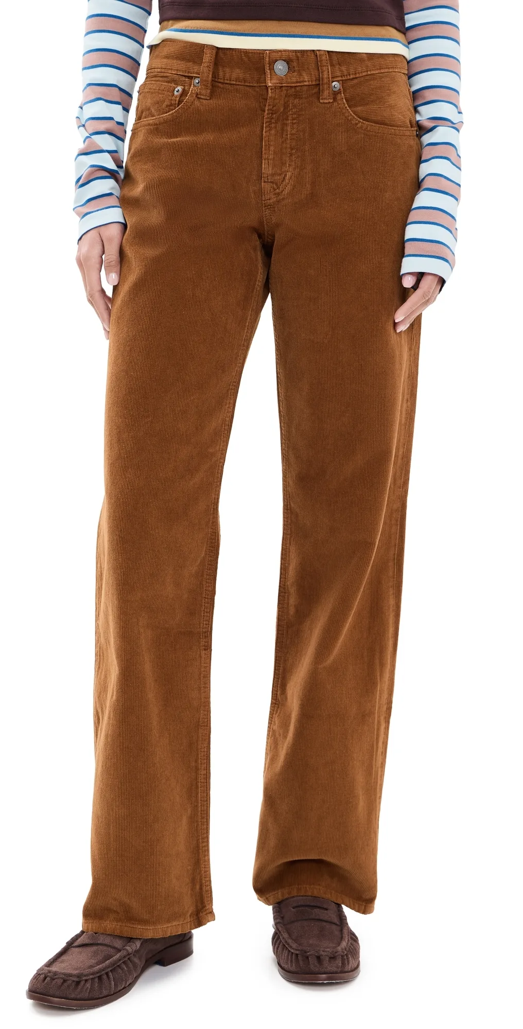 The Low-Rise Loose Corduroy Pants by Madewell