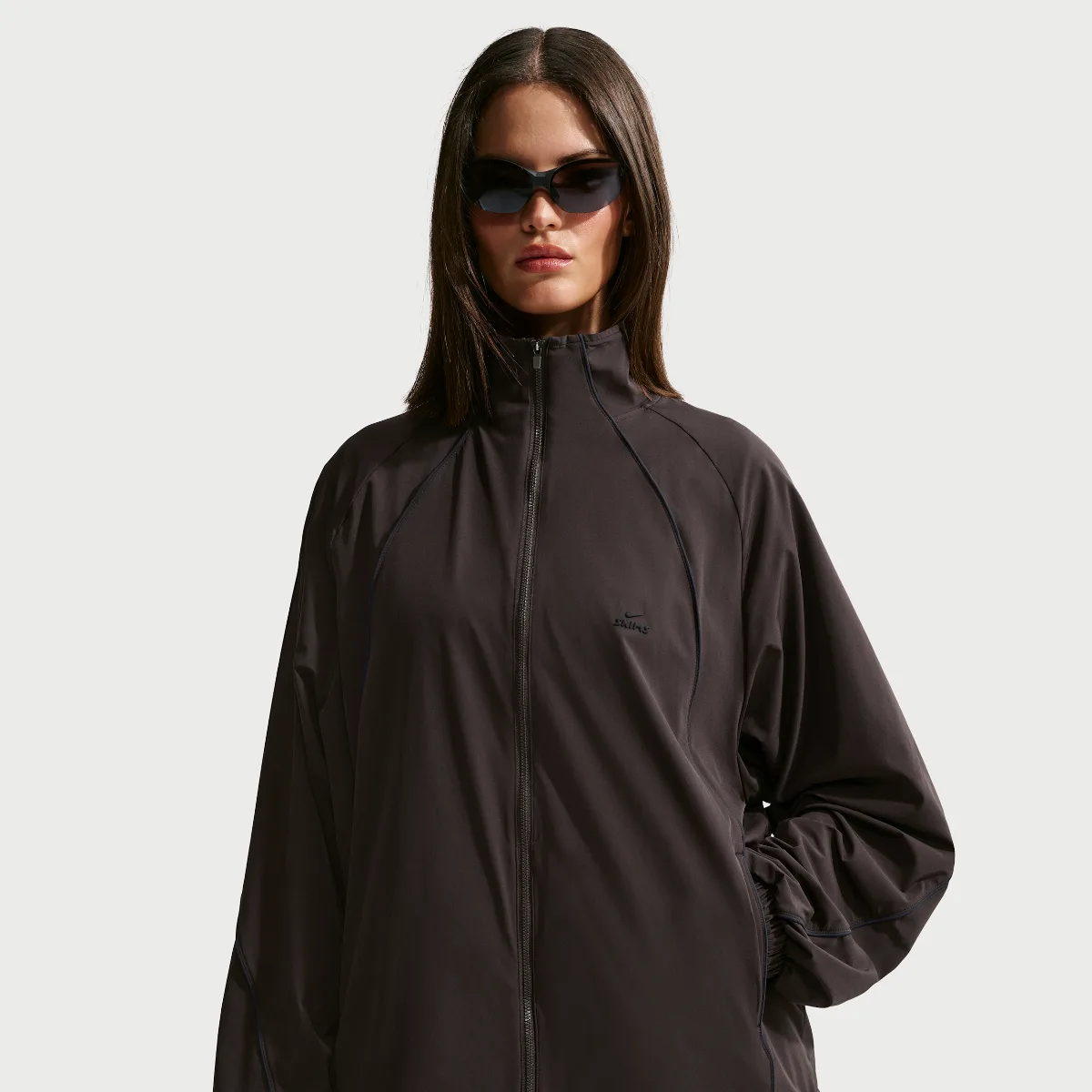 Nike SKIMS Stretch Nylon Oversized Jacket by Nike