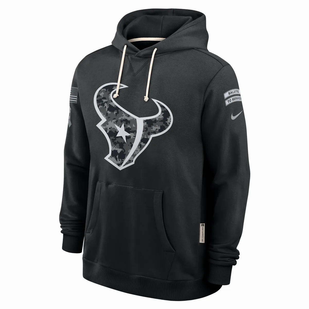 Houston Texans Salute to Service Sideline Dri-FIT NFL Pullover Hoodie by Nike