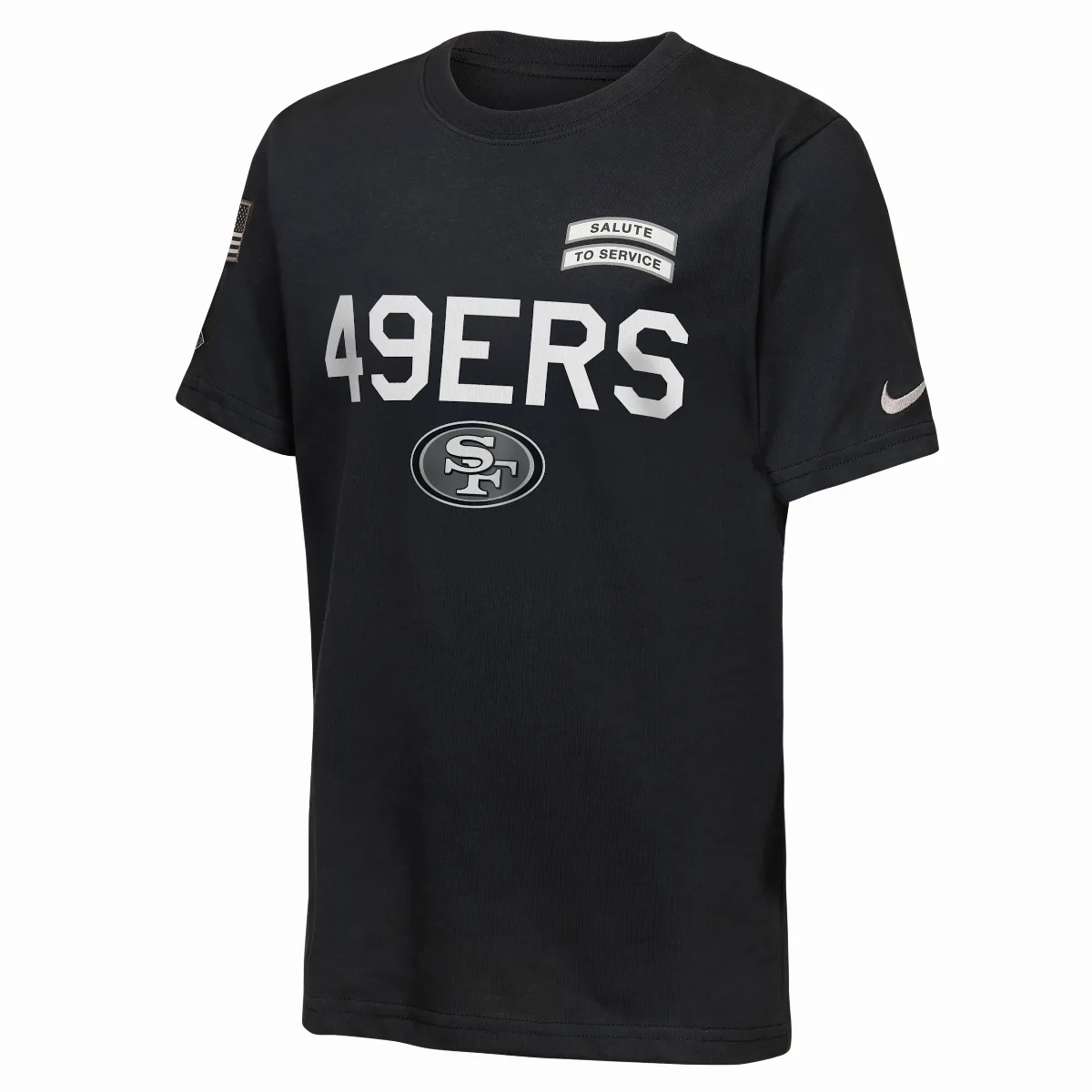 San Francisco 49ers Salute to Service Sideline Dri-FIT NFL T-Shirt by Nike