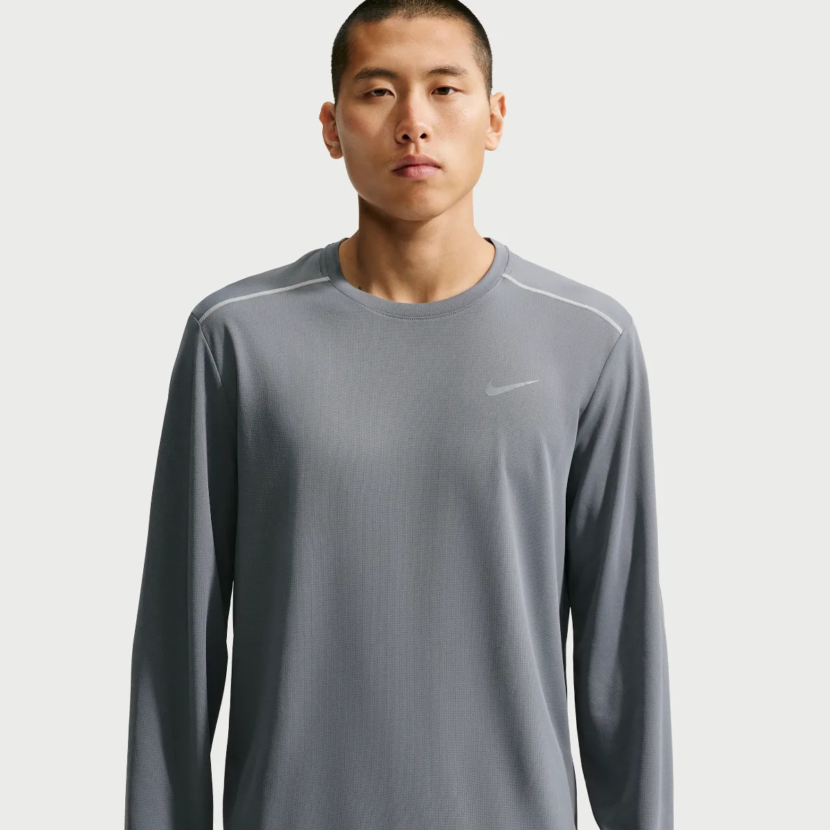 Miler Dri-FIT Long-Sleeve Running Top by Nike