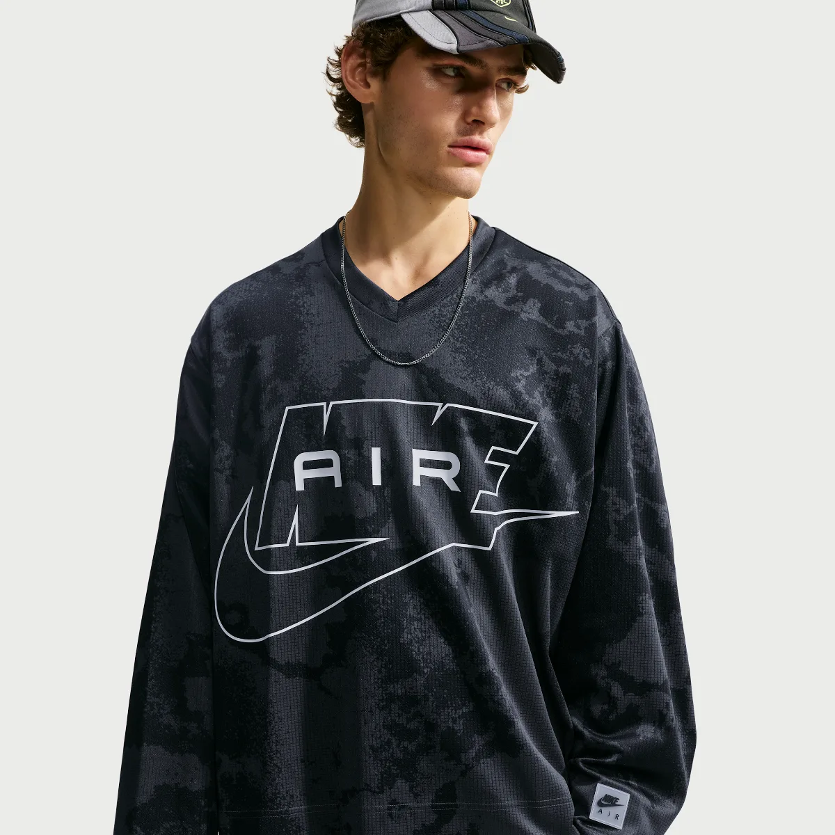 Air Long-Sleeve All-Over-Print Jersey by Nike