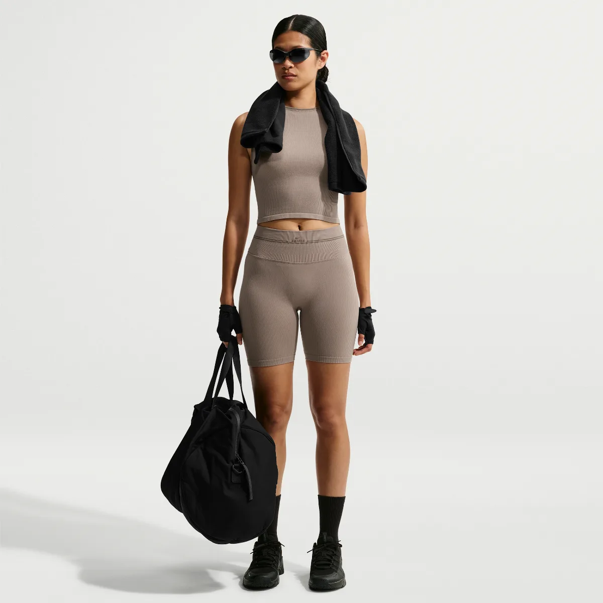 Nike SKIMS Ribbed Seamless 5" Shorts by Nike