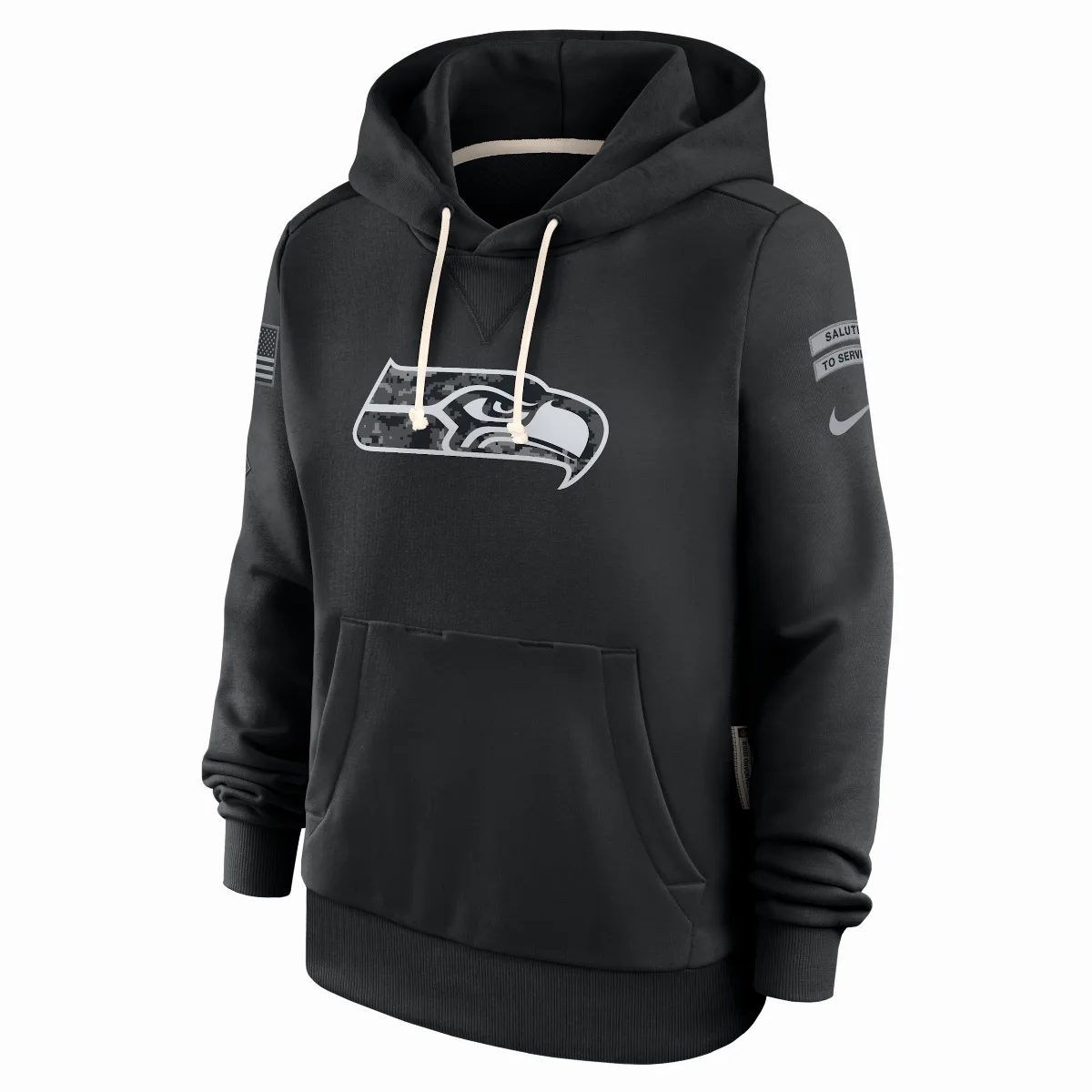 Seattle Seahawks Salute to Service Sideline Dri-FIT NFL Pullover Hoodie
