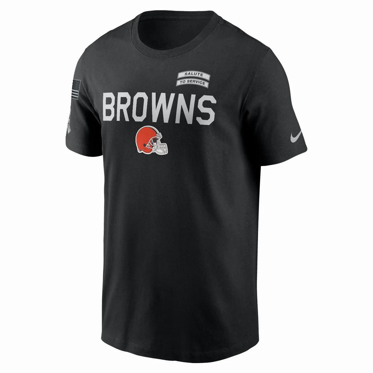 Cleveland Browns Salute to Service Sideline Dri-FIT NFL T-Shirt by Nike