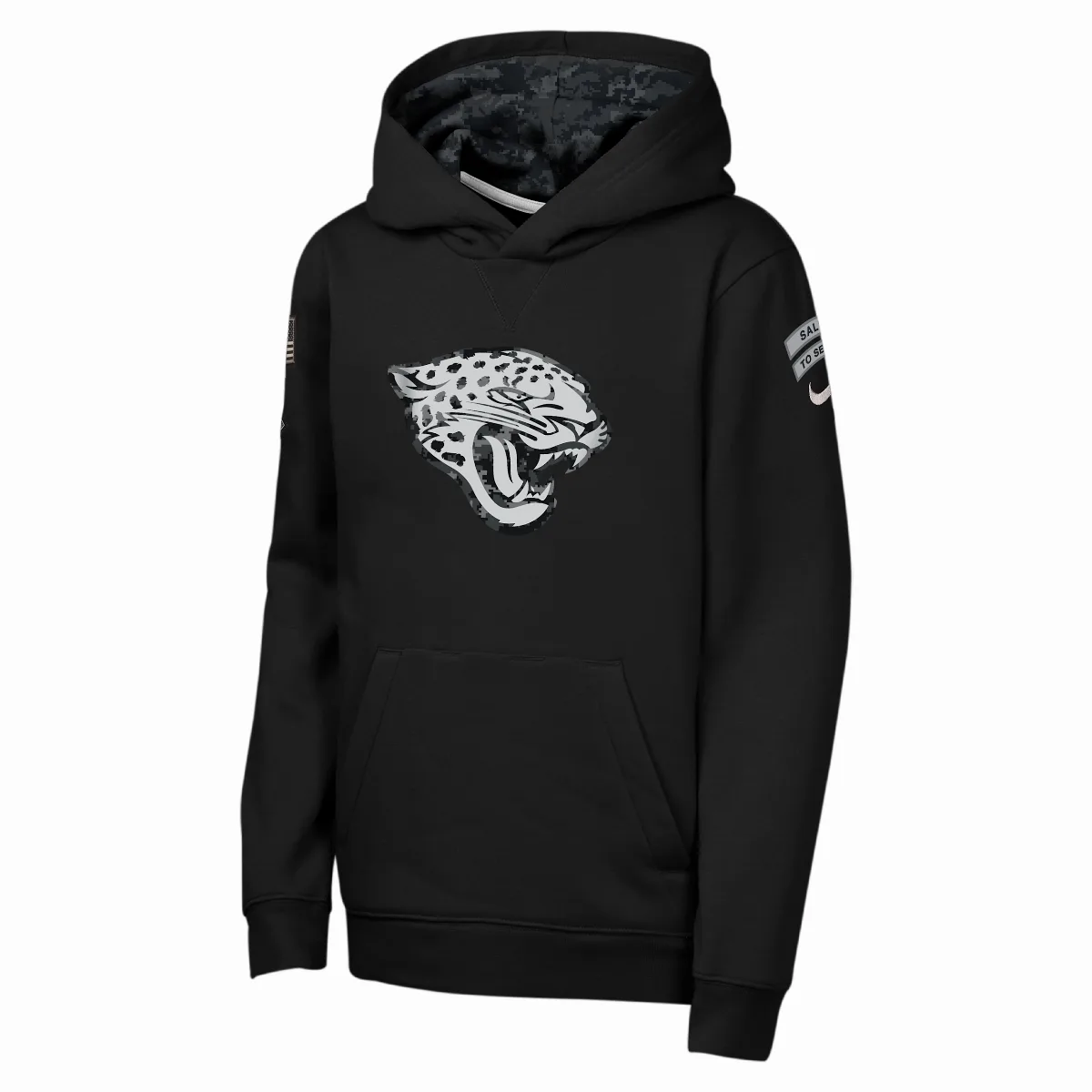 Jacksonville Jaguars Salute to Service Sideline Club NFL Pullover Hoodie by Nike