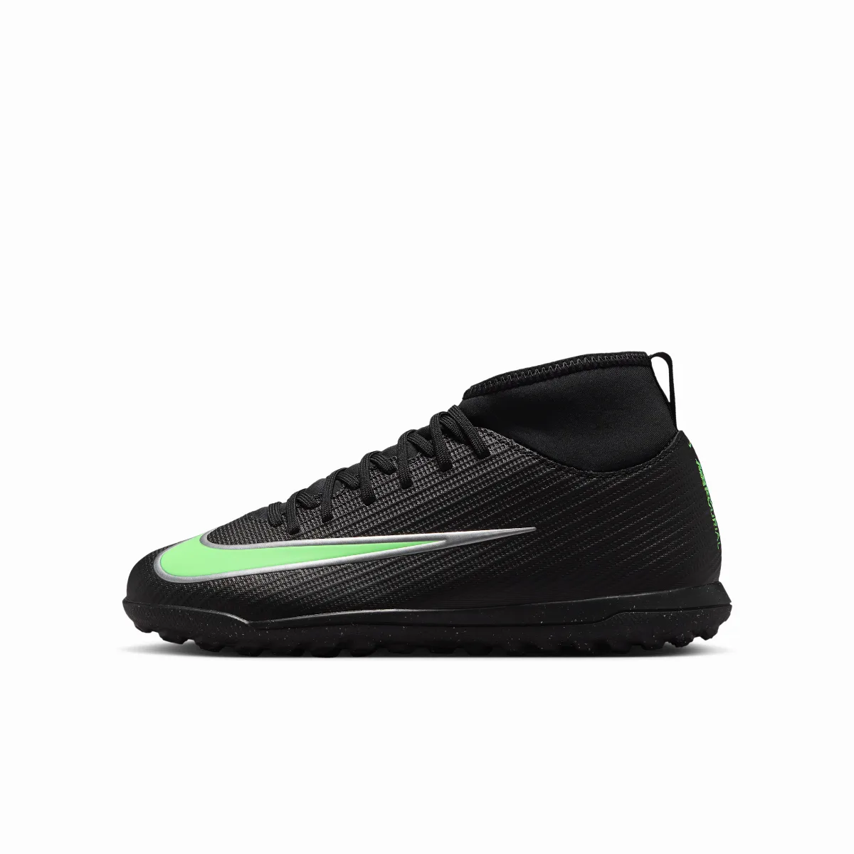 Jr. Mercurial Superfly 11 Club Turf High-Top Soccer Shoes by Nike