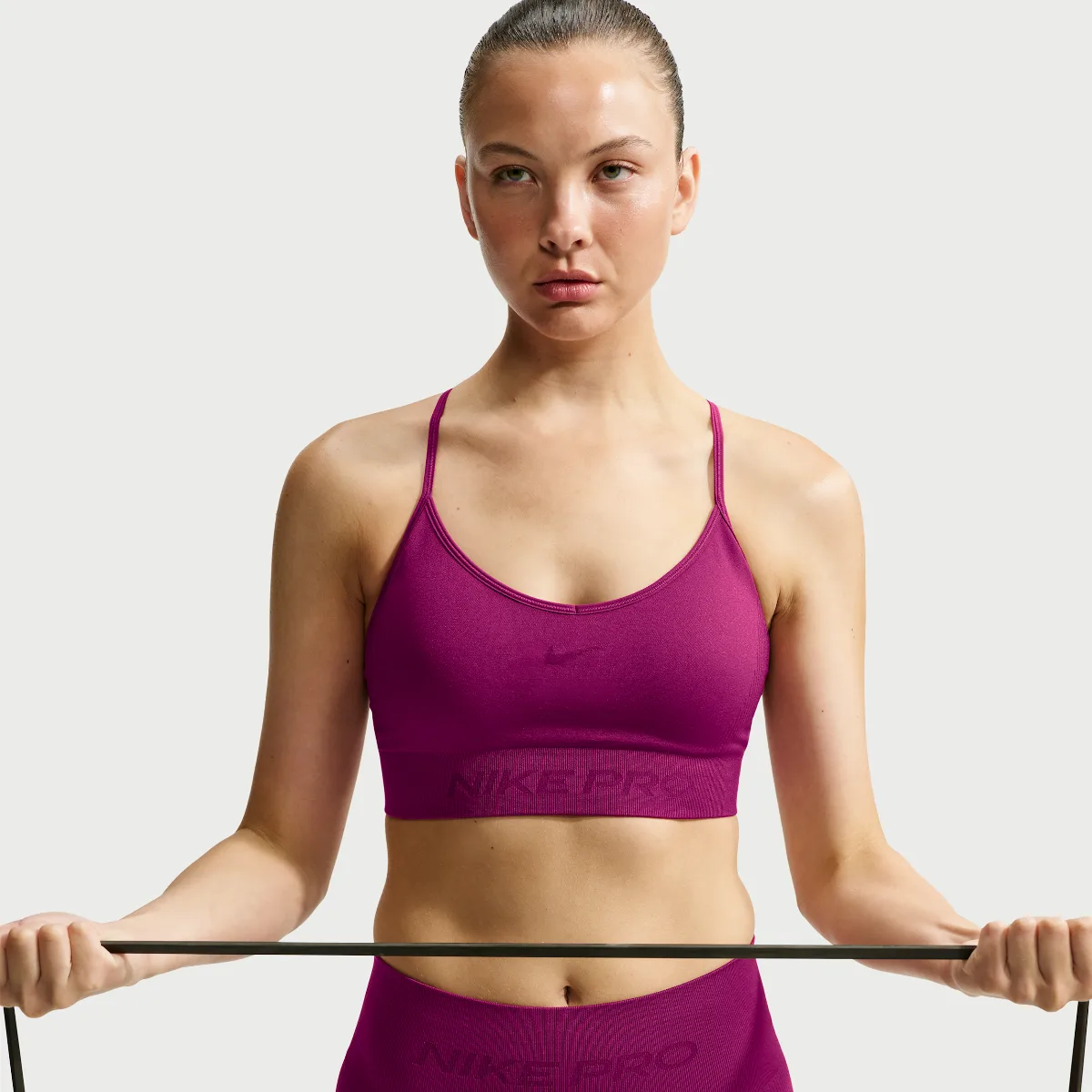 Nike Pro Seamless Light-Support Padded Sports Bra