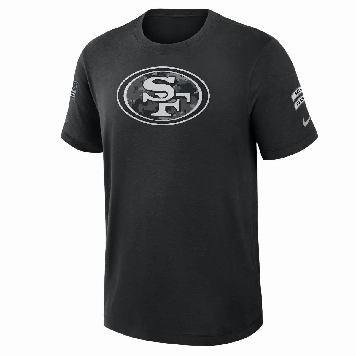 San Francisco 49ers Salute to Service Slub Dri-FIT NFL T-Shirt by Nike
