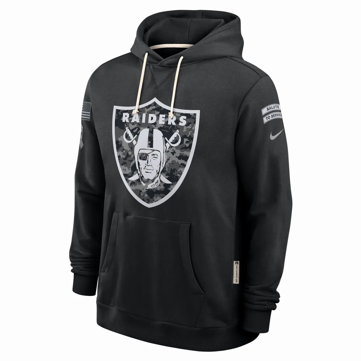 Las Vegas Raiders Salute to Service Sideline Dri-FIT NFL Pullover Hoodie by Nike