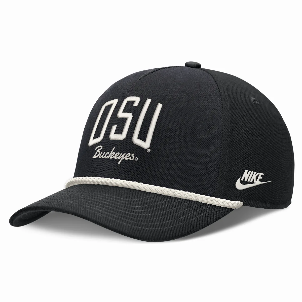Ohio State Legacy Letter Rise Dri-FIT College A-Frame Adjustable Hat by Nike