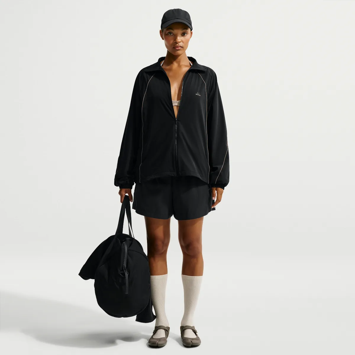 Nike x SKIMS Stretch Nylon 5" Track Shorts by Nike