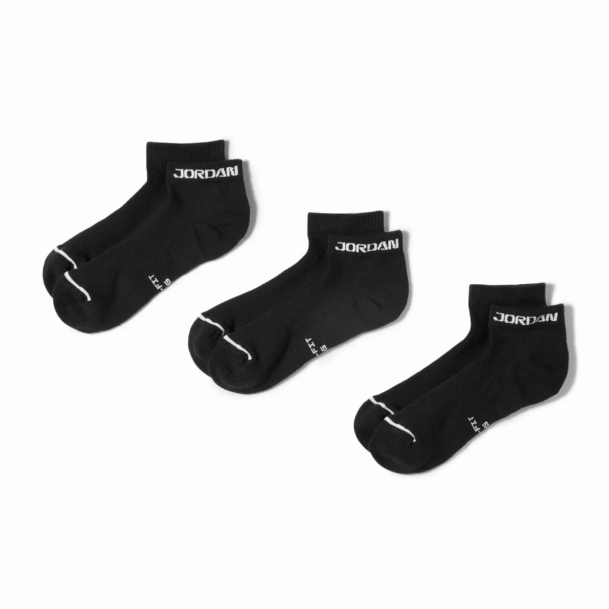 Jordan Everyday Elevated No-Show Socks (3 Pairs) by Jordan