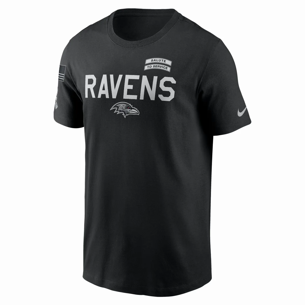 Baltimore Ravens Salute to Service Sideline Dri-FIT NFL T-Shirt by Nike