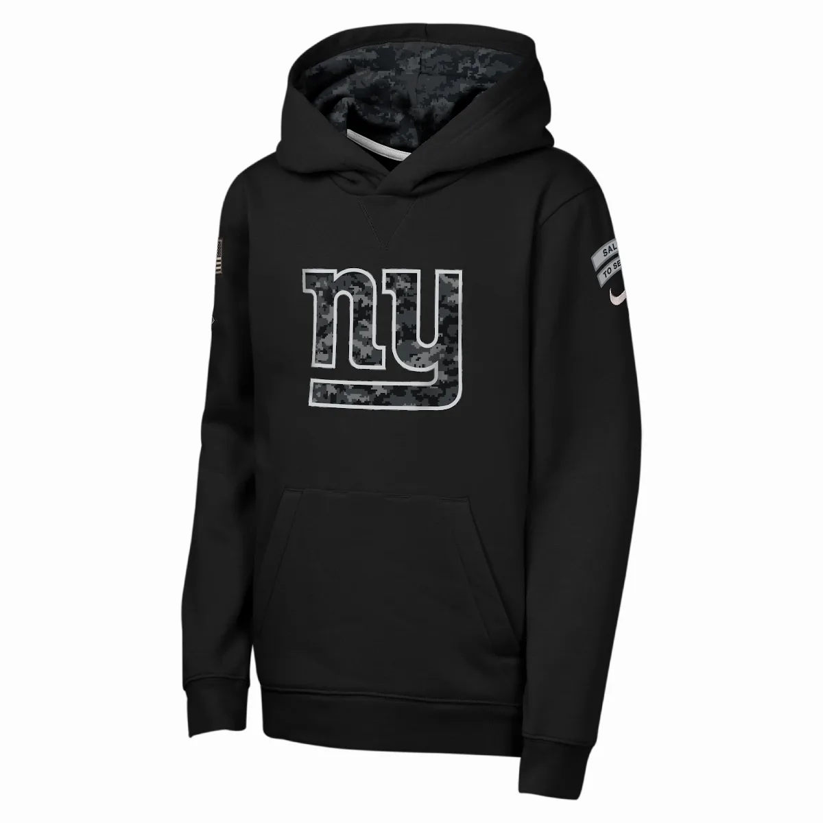 New York Giants Salute to Service Sideline Club NFL Pullover Hoodie by Nike