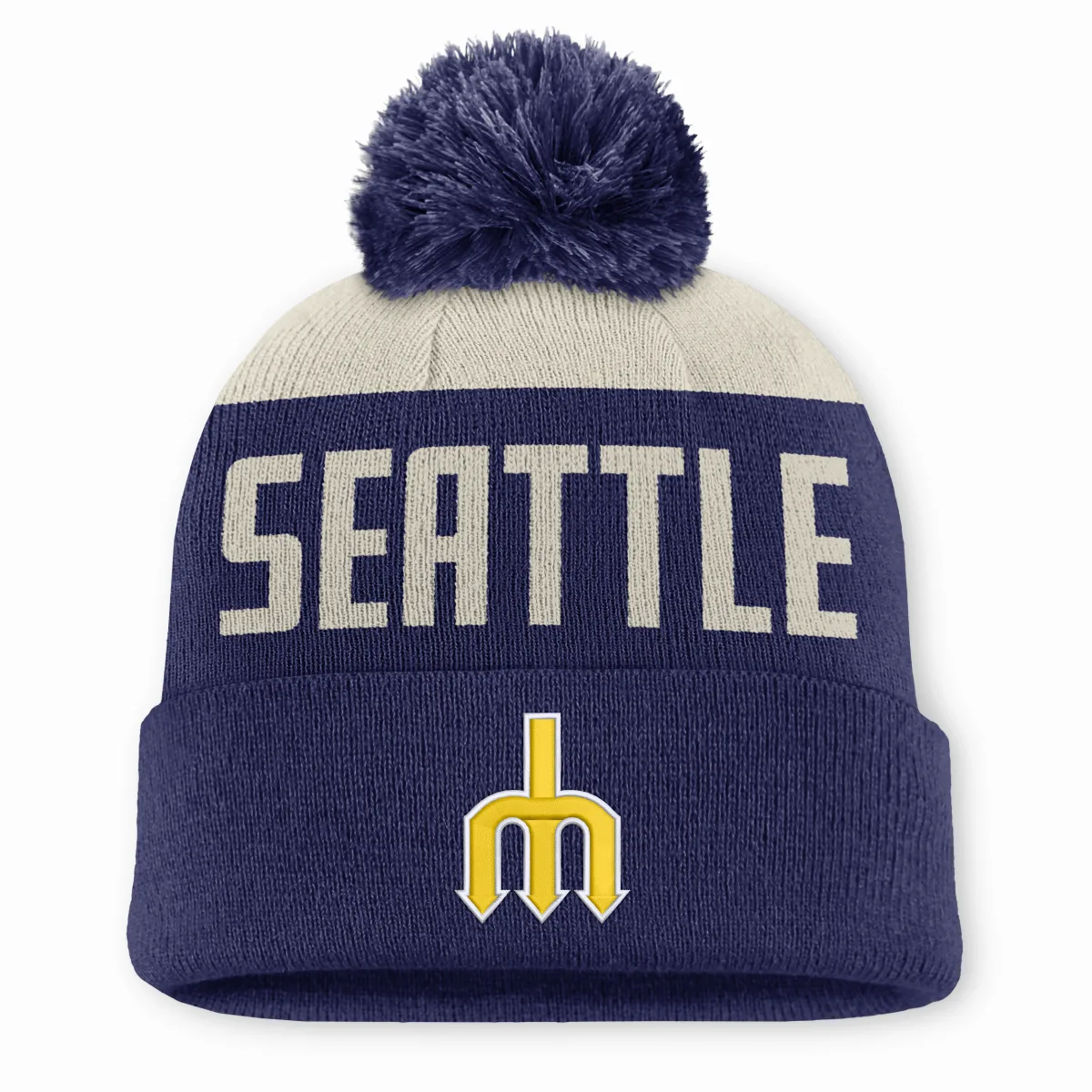 Seattle Mariners Cooperstown Peak MLB Cuffed Pom Beanie by Nike