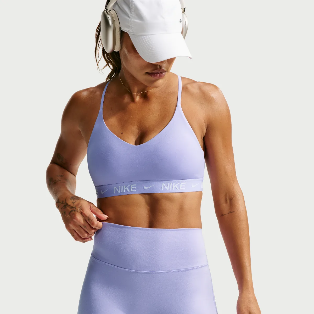 Indy Light Support Padded Adjustable Sports Bra