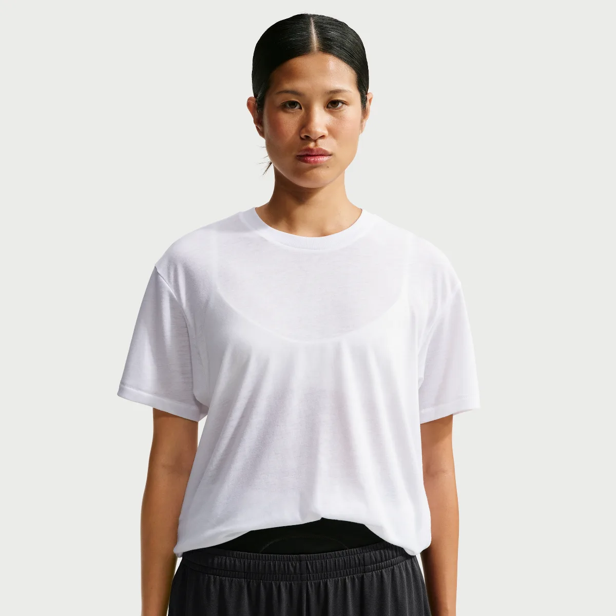 SKIMS Performance Cotton Blend Oversized Short-Sleeve Top by Nike