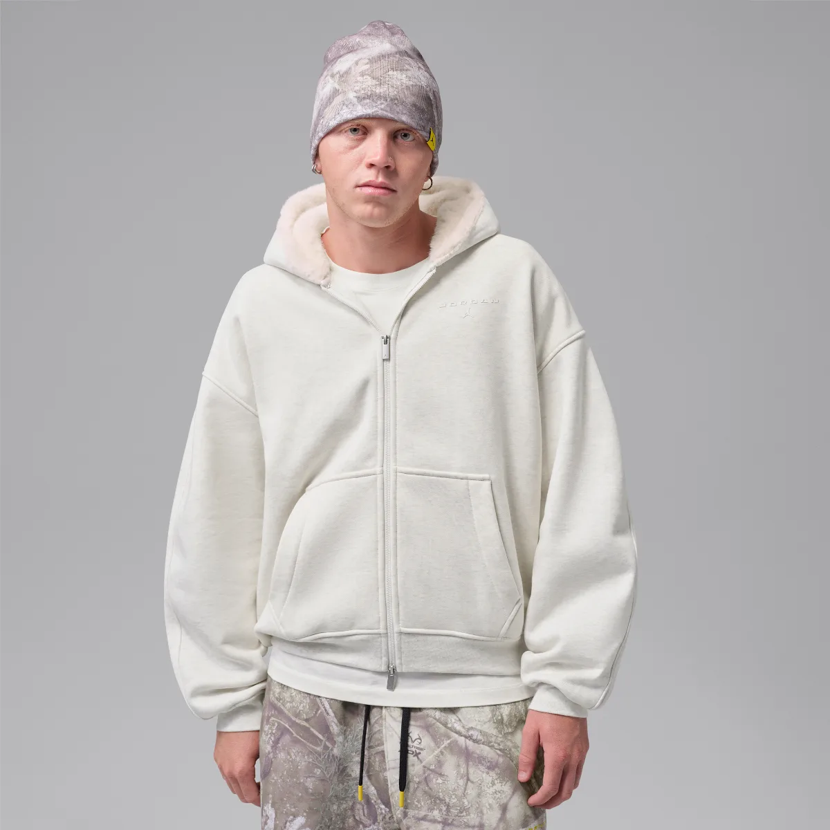 Jordan Flight Faux Fur Full-Zip Hoodie by Jordan