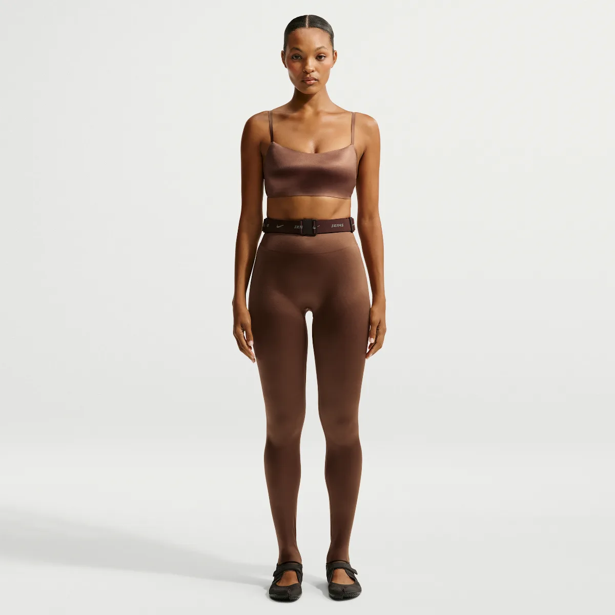 Nike x SKIMS Satin Shine High-Waisted Bonded 29 Leggings by Nike