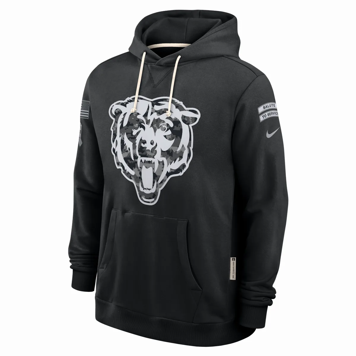 Chicago Bears Salute to Service Sideline Dri-FIT NFL Pullover Hoodie by Nike