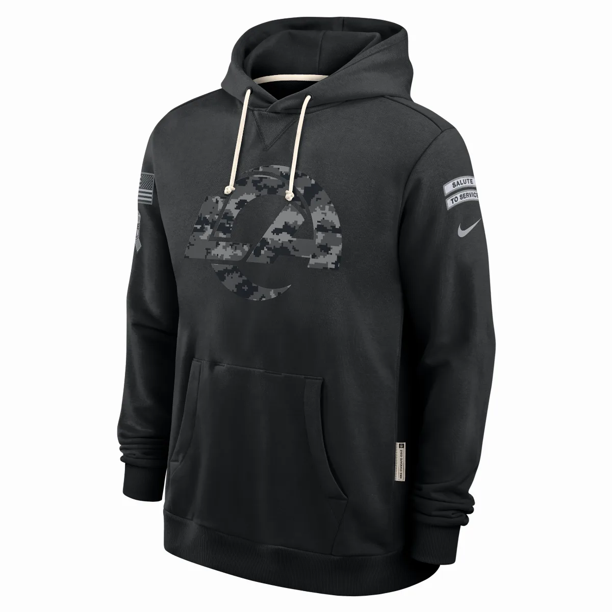 Los Angeles Rams Salute to Service Sideline Dri-FIT NFL Pullover Hoodie by Nike
