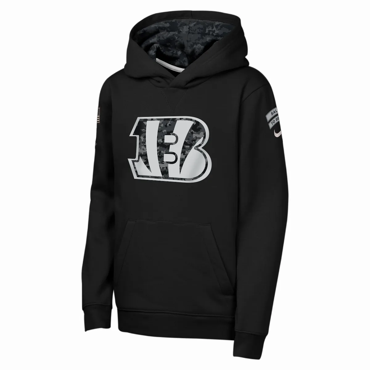 Cincinnati Bengals Salute to Service Sideline Club NFL Pullover Hoodie by Nike
